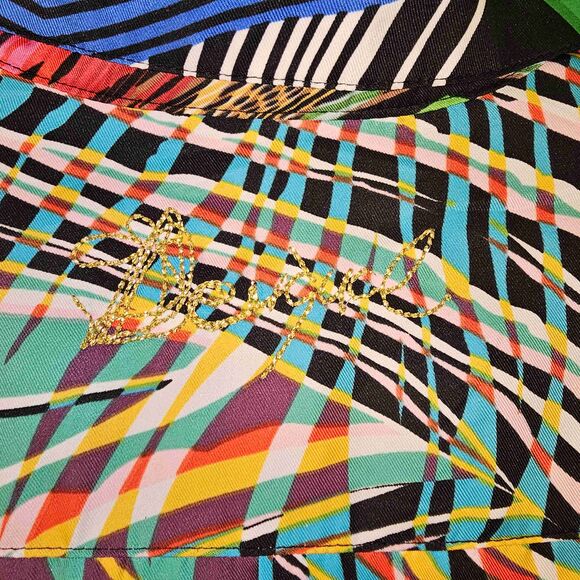 Desigual Womens Gracey‎ Multicolor Tie Belt Shirt Dress Bold 38 Small 6 - Picture 4 of 7